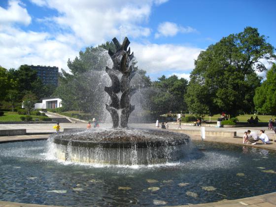 噴水／榴岡公園