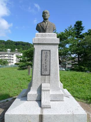 仙台白菜生みの親　沼倉吉兵衛の胸像