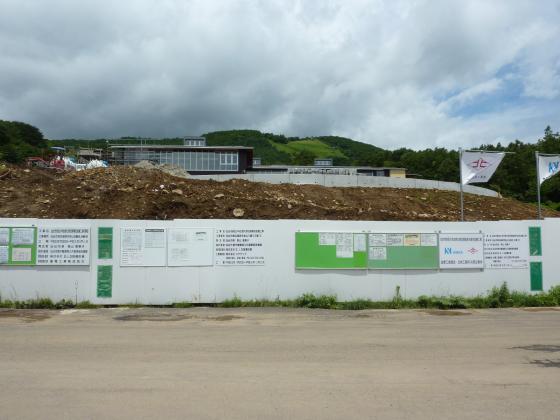 改築中の仙台市泉岳少年自然の家