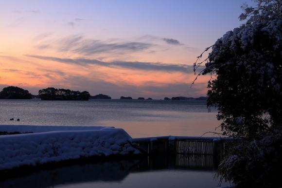 雪の松島
