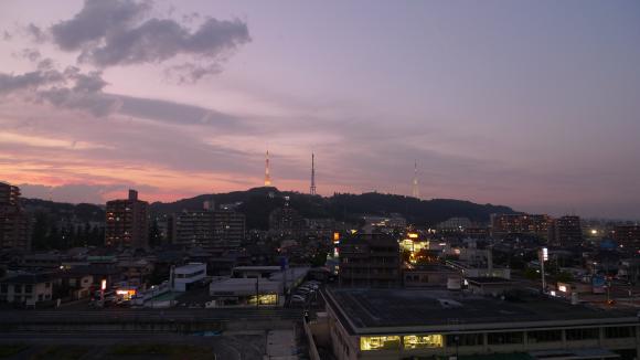 長町モールの屋上から