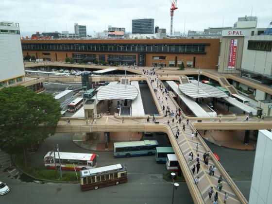 TOHOシネマズ仙台からの眺め