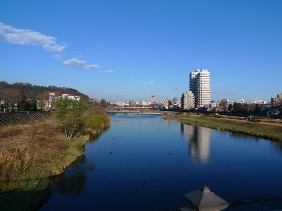 広瀬橋からの眺め