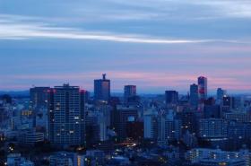 朝焼け@青葉城址