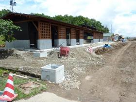 改築中の仙台市泉岳少年自然の家