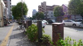 道標　上染師町／五橋通