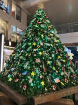 JR仙台駅のSLとツリー