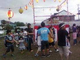 中荒井地区の夏祭り
