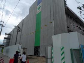 建設中のララガーデン長町