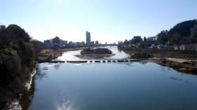 広瀬川の中州除去工事 その２