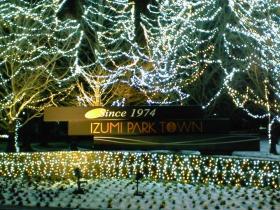 冬の泉パークタウン