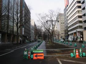 さびしくなった青葉通