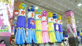 仙台駅構内の七夕飾り2011