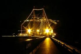 サンファンバウティスタ号?ライトアップ